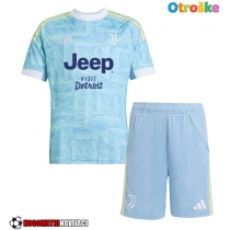 Otroške Nogometnih dresov Juventus Gostujoči 2025-26 Kratki rokavi (+ hlače)